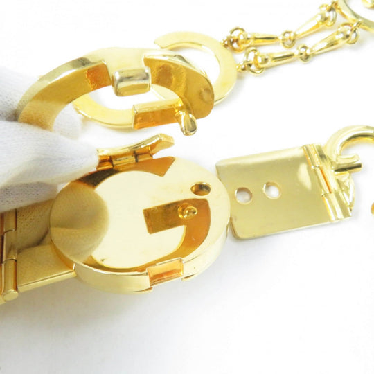 GUCCI belt metal gold Vintage GG Chain belt