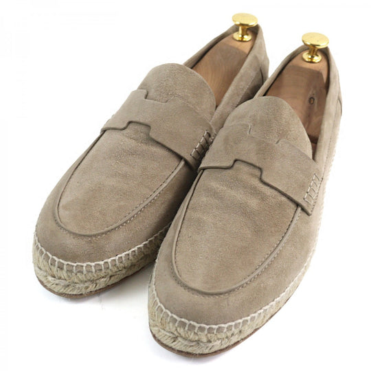 HERMES Slip-on 231003ZH Chevre Veroa Beige Sable Trip 41