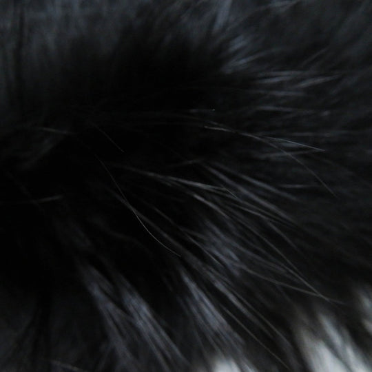 GUCCI scarf 355468 Main: 65% silk, Main: 35% wool, Leather part: fox black Women Used Authentic