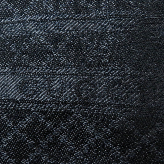 GUCCI scarf 355468 Main: 65% silk, Main: 35% wool, Leather part: fox black Women Used Authentic