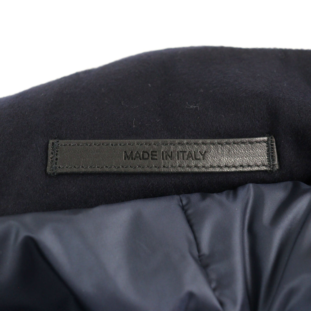 GIORGIO ARMANI coat 0WGOL059 Outer: 100% cashmere, Part: 100% polyurethane, Lining: 100% polyamide (nylon), Part: 62% virgin wool, Part: 10% polyamide (nylon) Navy mens 50R Used Authentic