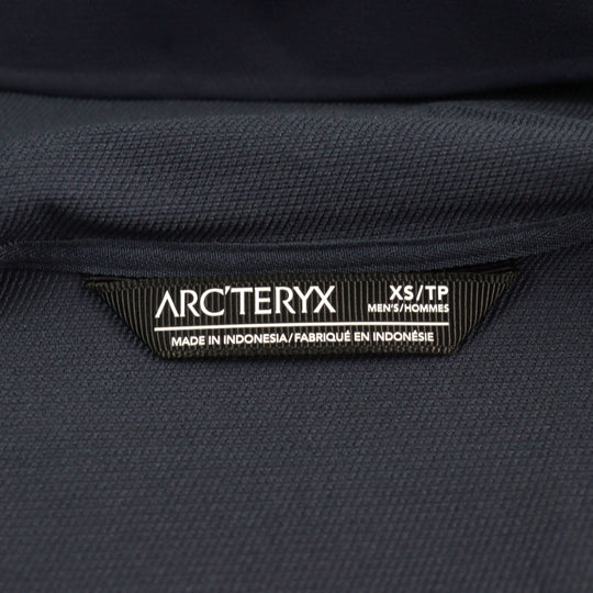 ARC'TERYX Mountain Hoodie X000007465 nylon Navy GAMMA HOODY mens XS Used Authentic