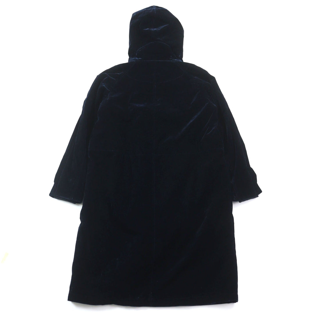 GIORGIO ARMANI coat 0WGOL05E Outer: 66% viscose (rayon), Outer: 32% cupra, Outer: 2% elastane (polyurethane), Part: 100% polyurethane, Lining: 65% acetate, 8% polyamide, 2% elastane, Filling: 100% polyester Dark navy mens 50R Used Authentic