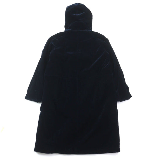 GIORGIO ARMANI coat 0WGOL05E Outer: 66% viscose (rayon), Outer: 32% cupra, Outer: 2% elastane (polyurethane), Part: 100% polyurethane, Lining: 65% acetate, 8% polyamide, 2% elastane, Filling: 100% polyester Dark navy mens 50R Used Authentic