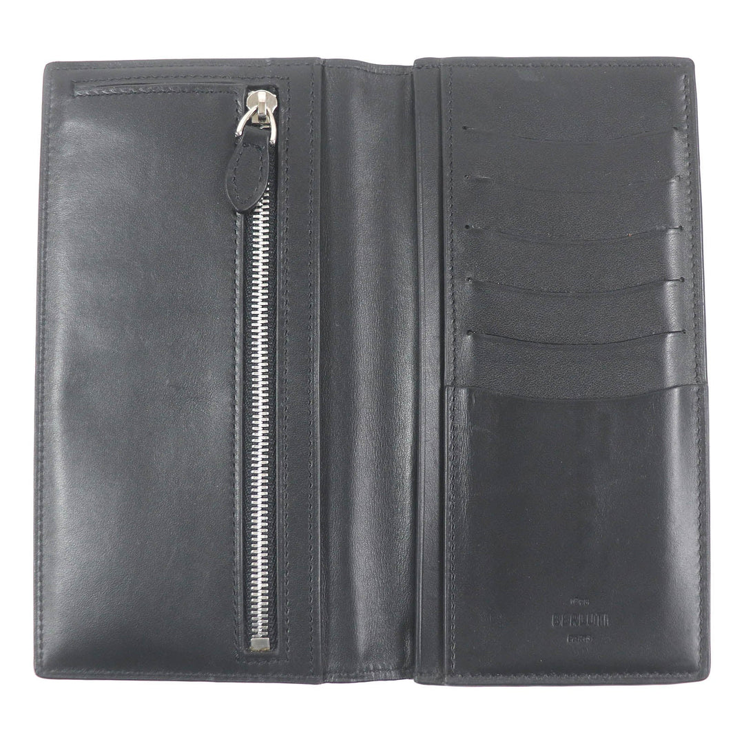 Berluti Long Wallet Purse Main: Leather Brown Santal mens Used Authentic