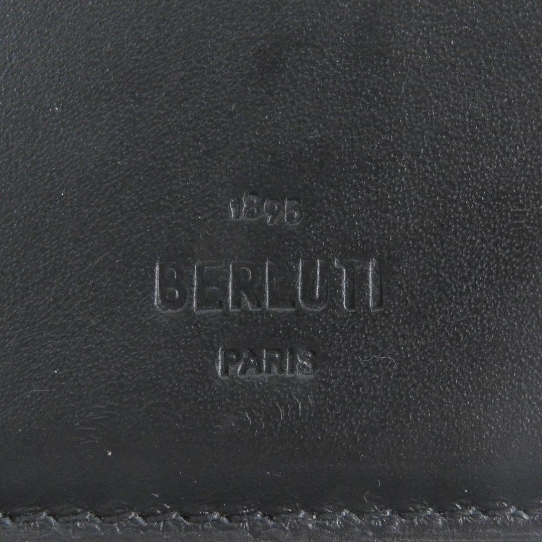 Berluti Long Wallet Purse Main: Leather Brown Santal mens Used Authentic