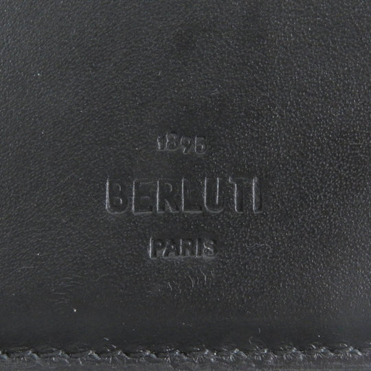 Berluti Long Wallet Purse Main: Leather Brown Santal mens Used Authentic