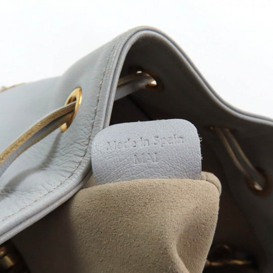 J&M Davidson Shoulder Bag leather Light blue CARNIVAL