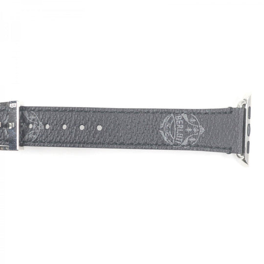 Berluti others Calf leather black Logo all-over pattern Apple Watch Straps mens 19 Used Authentic