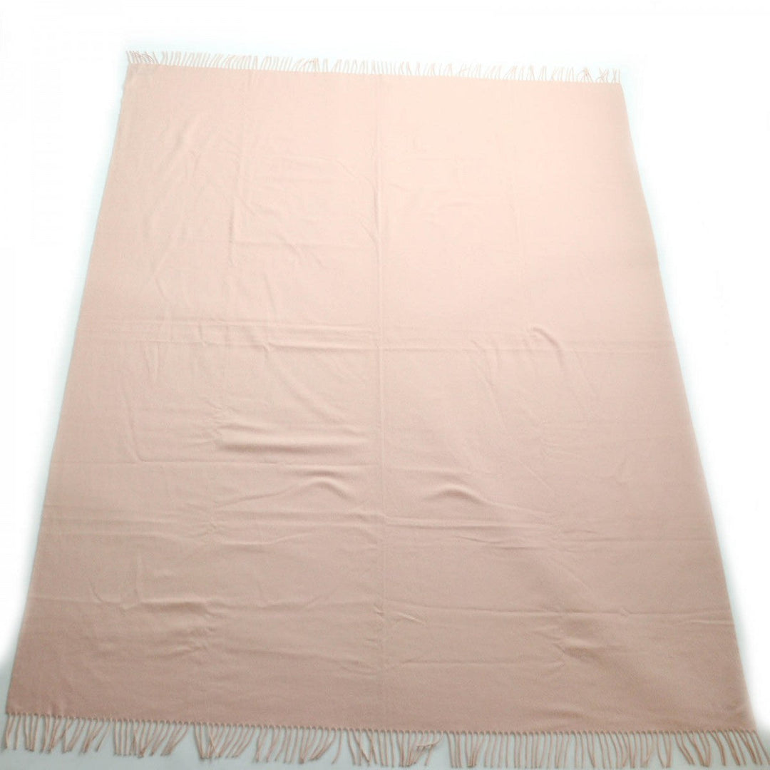HERMES Scarf cashmere pink