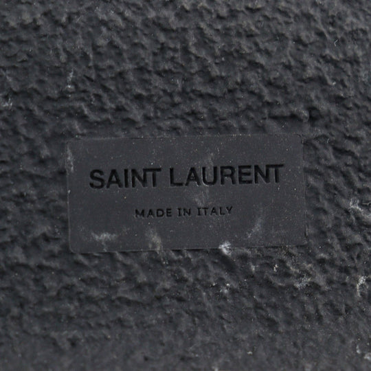 SAINT LAURENT PARIS Leather shoes 667606 Main: Suede leather black Teddy Derby mens 42 Used Authentic