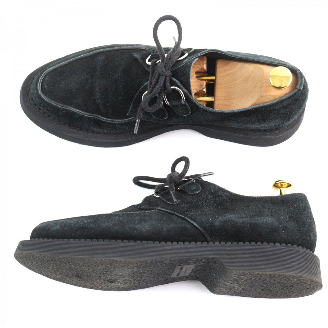SAINT LAURENT PARIS Leather shoes 667606 Main: Suede leather black Teddy Derby mens 42 Used Authentic