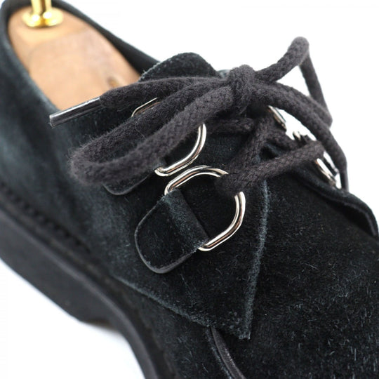 SAINT LAURENT PARIS Leather shoes 667606 Main: Suede leather black Teddy Derby mens 42 Used Authentic