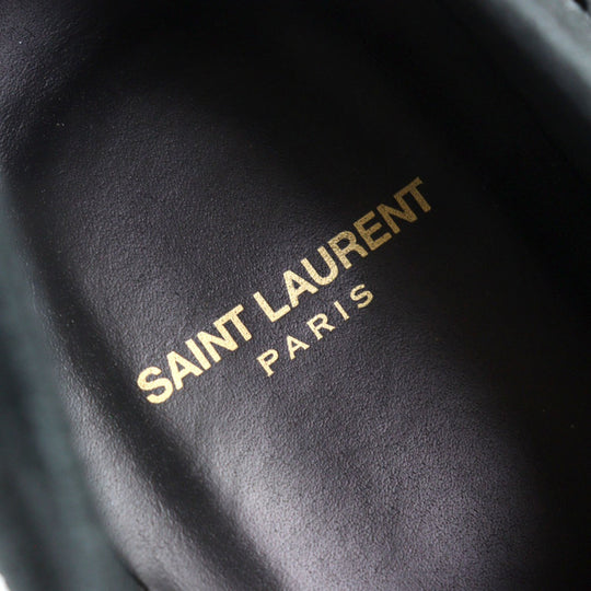 SAINT LAURENT PARIS Leather shoes 667606 Main: Suede leather black Teddy Derby mens 42 Used Authentic