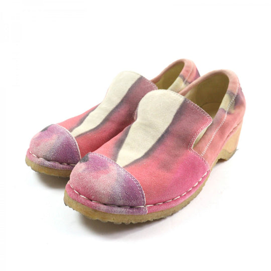 CHANEL Slip-on G30820 Main: Suede leather Multi Women 38 Used Authentic
