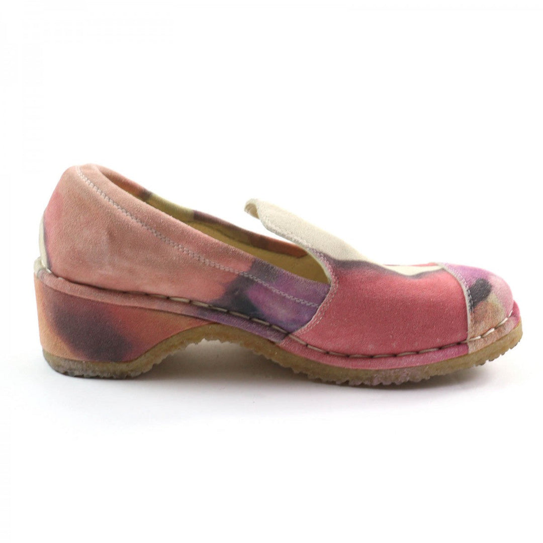 CHANEL Slip-on G30820 Main: Suede leather Multi Women 38 Used Authentic