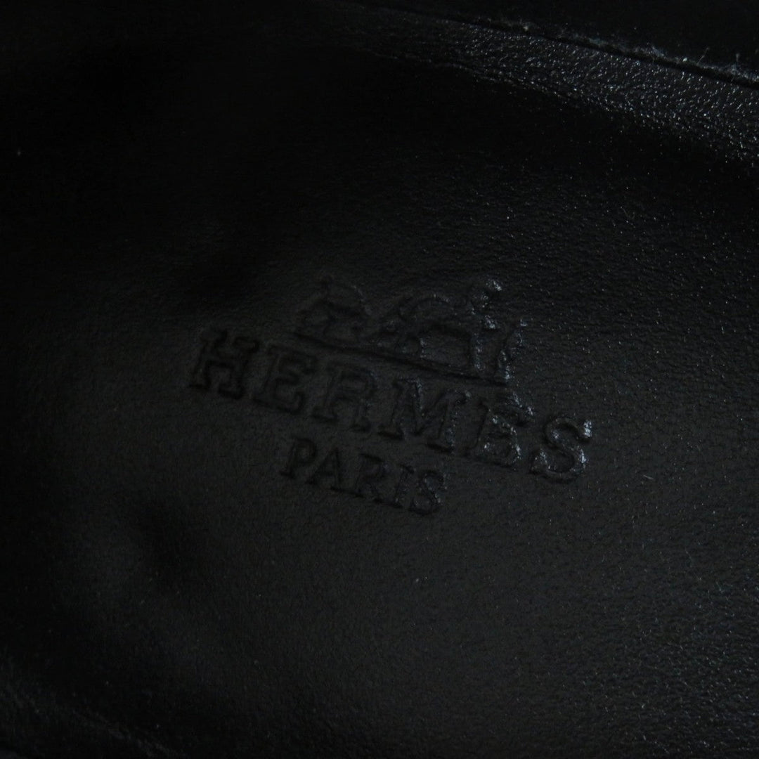 HERMES loafers 222067Z Main: Suede leather blue Women 38 Used Authentic