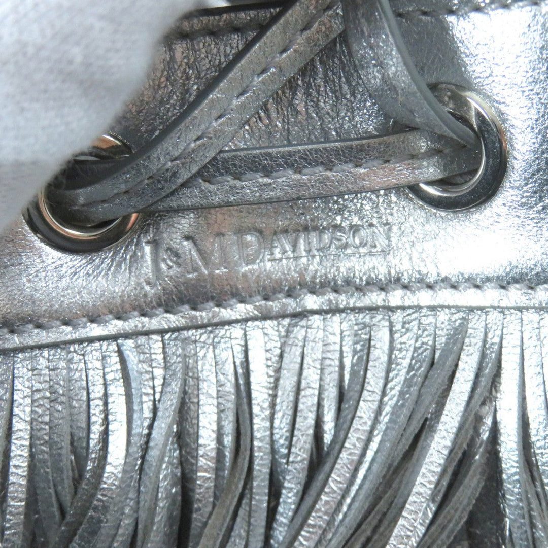 J&M Davidson Shoulder Bag leather Silver