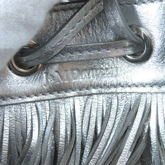 J&M Davidson Shoulder Bag leather Silver