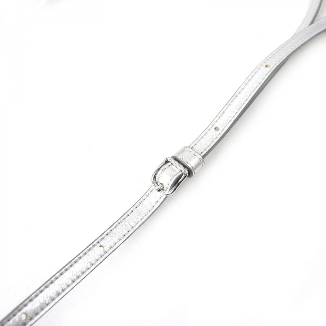 J&M Davidson Shoulder Bag leather Silver