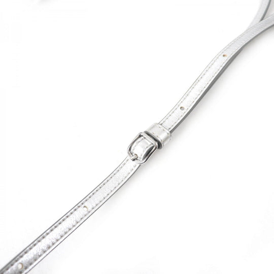 J&M Davidson Shoulder Bag leather Silver