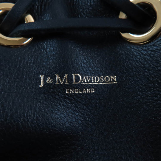 J&M Davidson Handbag leather black CARNIVAL L