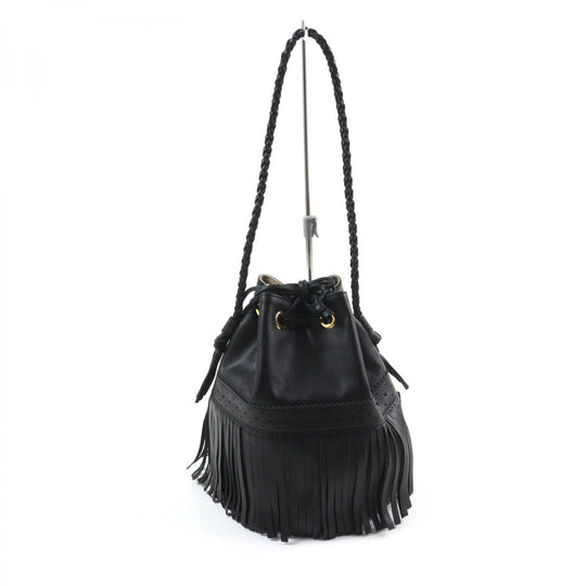 J&M Davidson Handbag leather black CARNIVAL L