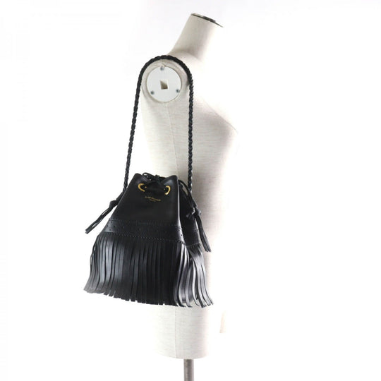J&M Davidson Handbag leather black CARNIVAL L