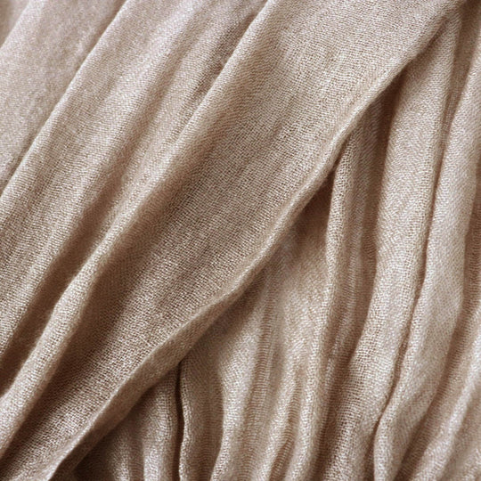 FENDI Stall Main: 70% cashmere, Main: 30% silk Beige type Women Used Authentic