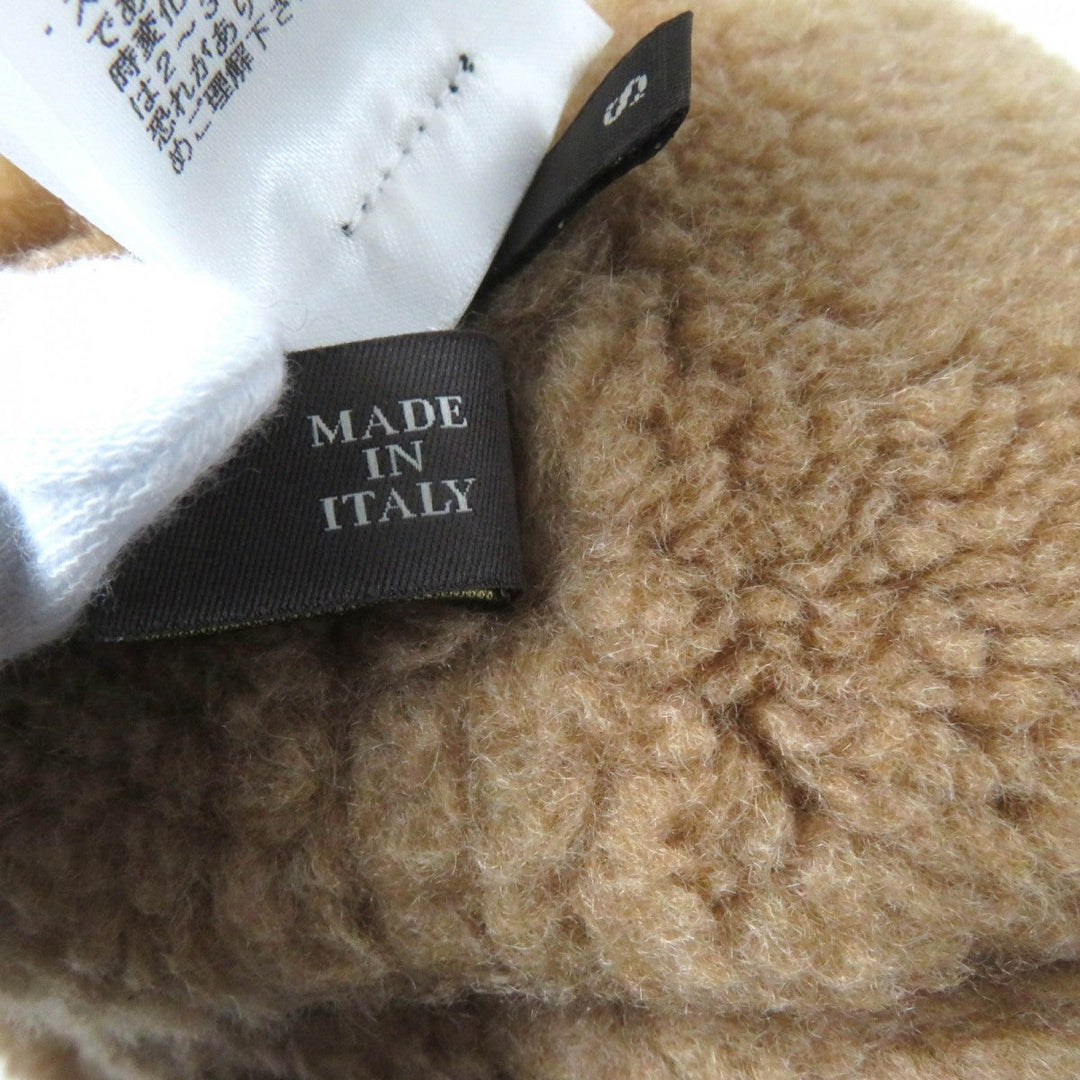 Loro Piana hat Outer: 100% nylon, Lining: 85% cashmere, Lining: 15% silk, Partially: polyurethane film beige Women S Used Authentic