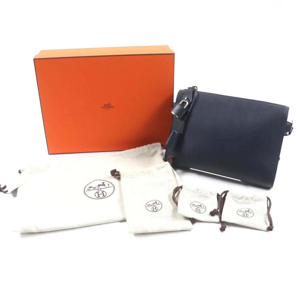 HERMES Shoulder Bag Main: Evercolor Bruny BOLITTLE mens Used Authentic