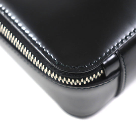 PRADA Shoulder Bag 2VH069 Main: Brushed leather black Brick mens Used Authentic
