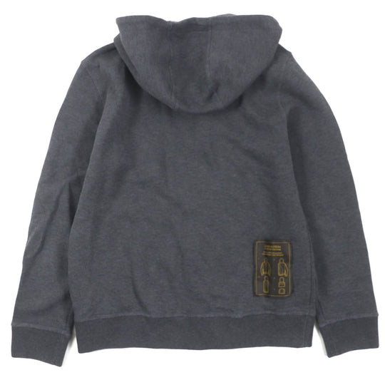 LOUIS VUITTON Hoodie Main: 82% cotton, Main: 18% nylon Dark gray mens L Used Authentic