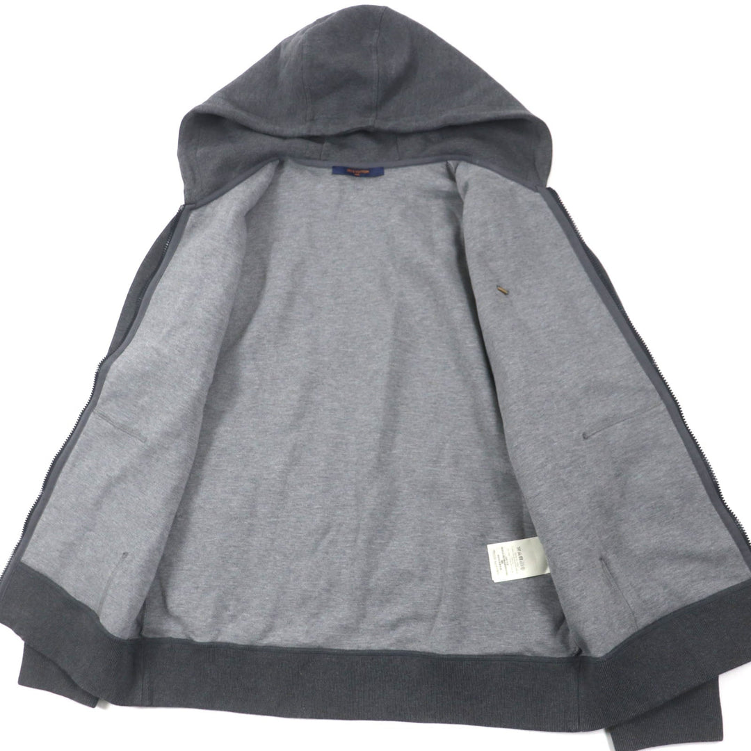 LOUIS VUITTON Hoodie Main: 82% cotton, Main: 18% nylon Dark gray mens L Used Authentic