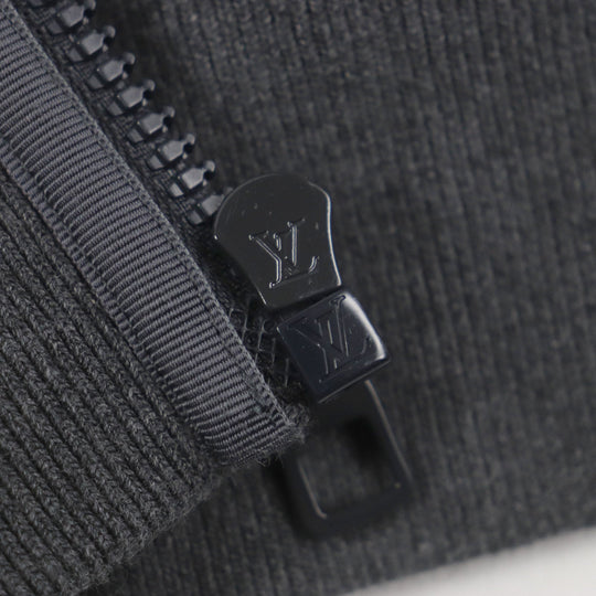 LOUIS VUITTON Hoodie Main: 82% cotton, Main: 18% nylon Dark gray mens L Used Authentic