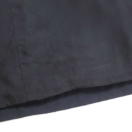 Dunhill Stainless collar coat Outer: 52% cotton, Outer: 48% polyamide (nylon), Lining: 100% rayon Dark navy mens M Used Authentic