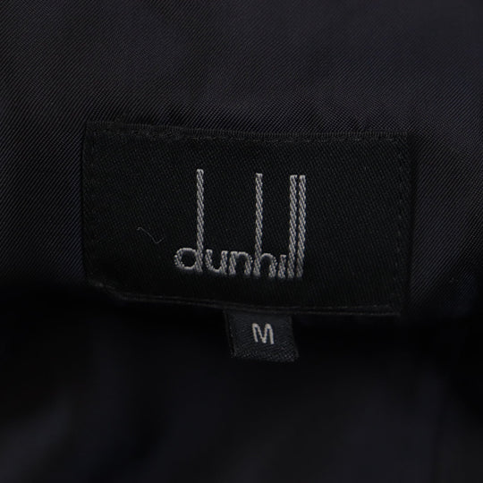 Dunhill Stainless collar coat Outer: 52% cotton, Outer: 48% polyamide (nylon), Lining: 100% rayon Dark navy mens M Used Authentic