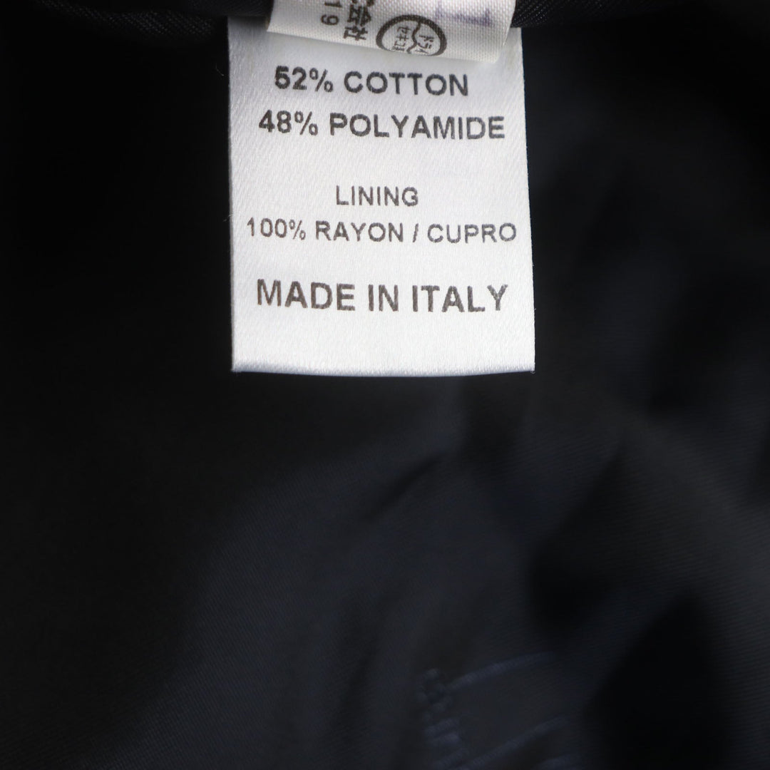 Dunhill Stainless collar coat Outer: 52% cotton, Outer: 48% polyamide (nylon), Lining: 100% rayon Dark navy mens M Used Authentic