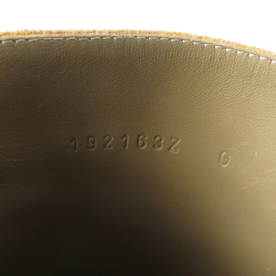 HERMES Knee-high boots Main: Suede leather light brown Versailles Women 36 Used Authentic