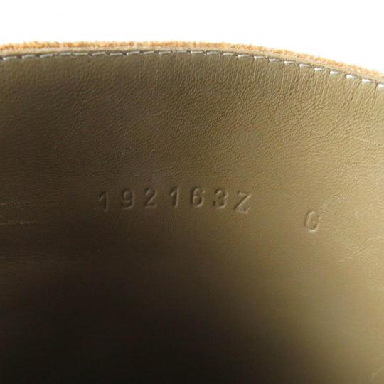 HERMES Knee-high boots Main: Suede leather light brown Versailles Women 36 Used Authentic