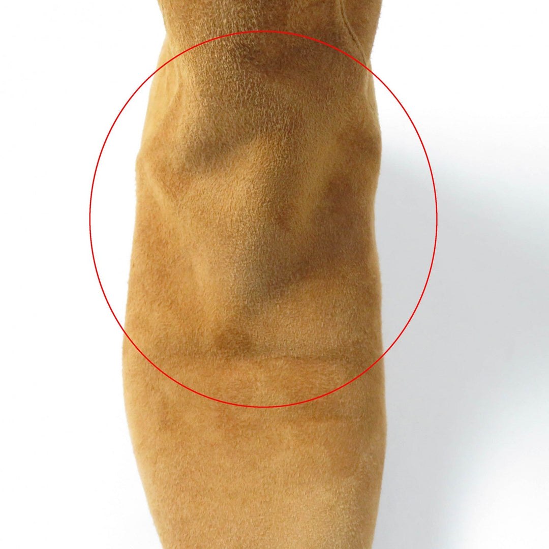 HERMES Knee-high boots Main: Suede leather light brown Versailles Women 36 Used Authentic