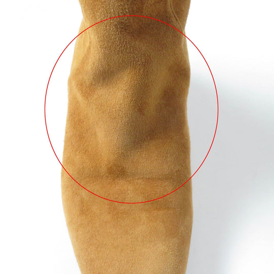 HERMES Knee-high boots Main: Suede leather light brown Versailles Women 36 Used Authentic