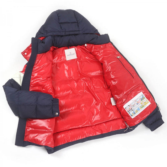 MONCLER Down jacket Main: 100% nylon, Filling: 90% down, Filling: 10% feather Navy JANVRY GIUBBOTTO mens Used Authentic