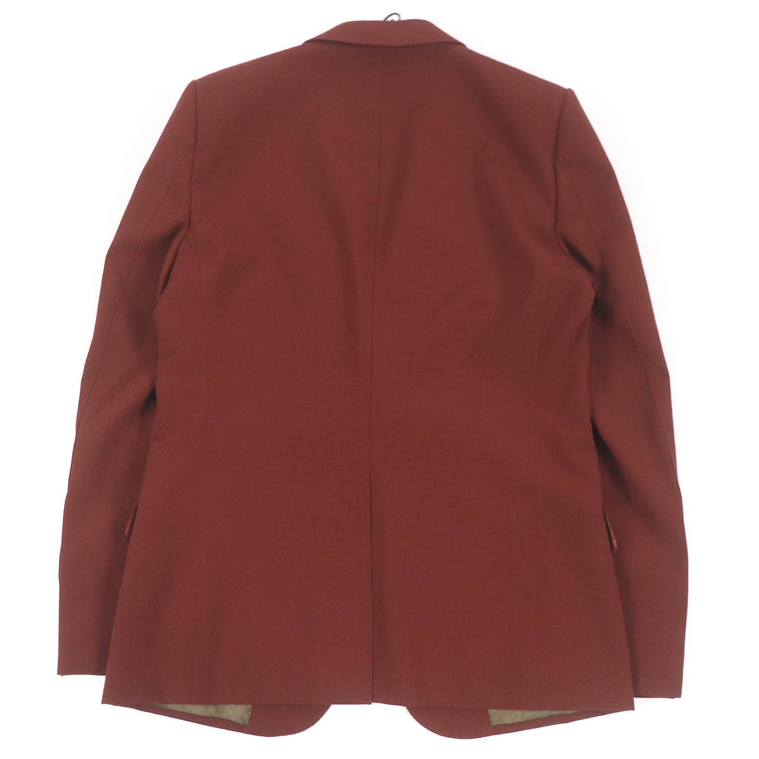 GUCCI tailored jacket 613967 Outer: 55% wool, Outer: 45% polyester, Lining: rayon, Sleeve lining: 100% cupra terracotta mens 48 Used Authentic