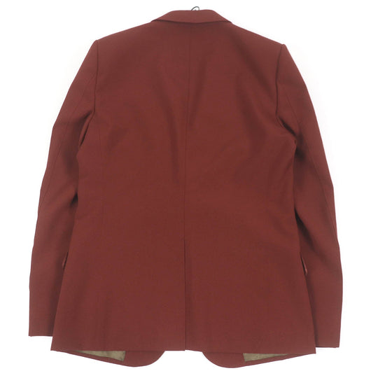 GUCCI tailored jacket 613967 Outer: 55% wool, Outer: 45% polyester, Lining: rayon, Sleeve lining: 100% cupra terracotta mens 48 Used Authentic