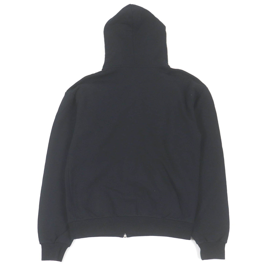 CELINE Hoodie 2Y497670Q Main: 100% cotton, part: 96% cotton, part: 4% polyurethane black mens XS Used Authentic