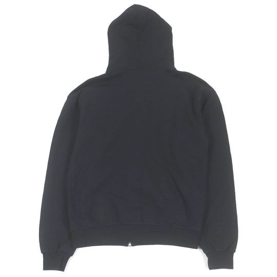 CELINE Hoodie 2Y497670Q Main: 100% cotton, part: 96% cotton, part: 4% polyurethane black mens XS Used Authentic