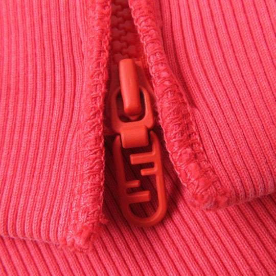 FENDI sweat FS7948 Main: 100% cotton, Part: 97% cotton, Part: 3% polyurethane, Lining: 100% cotton, Part: 100% polyester Red type Women XXS Used Authentic
