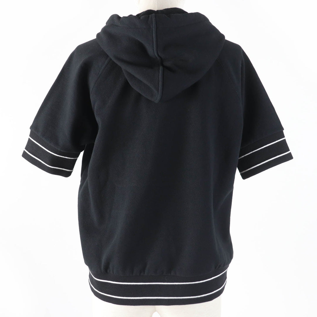 Christian Dior Hoodie 243S06A4063 Main: 100% cotton, part: 81% cotton, part: 17% nylon, part: 2% polyurethane black DIOR VIBE Women S Used Authentic
