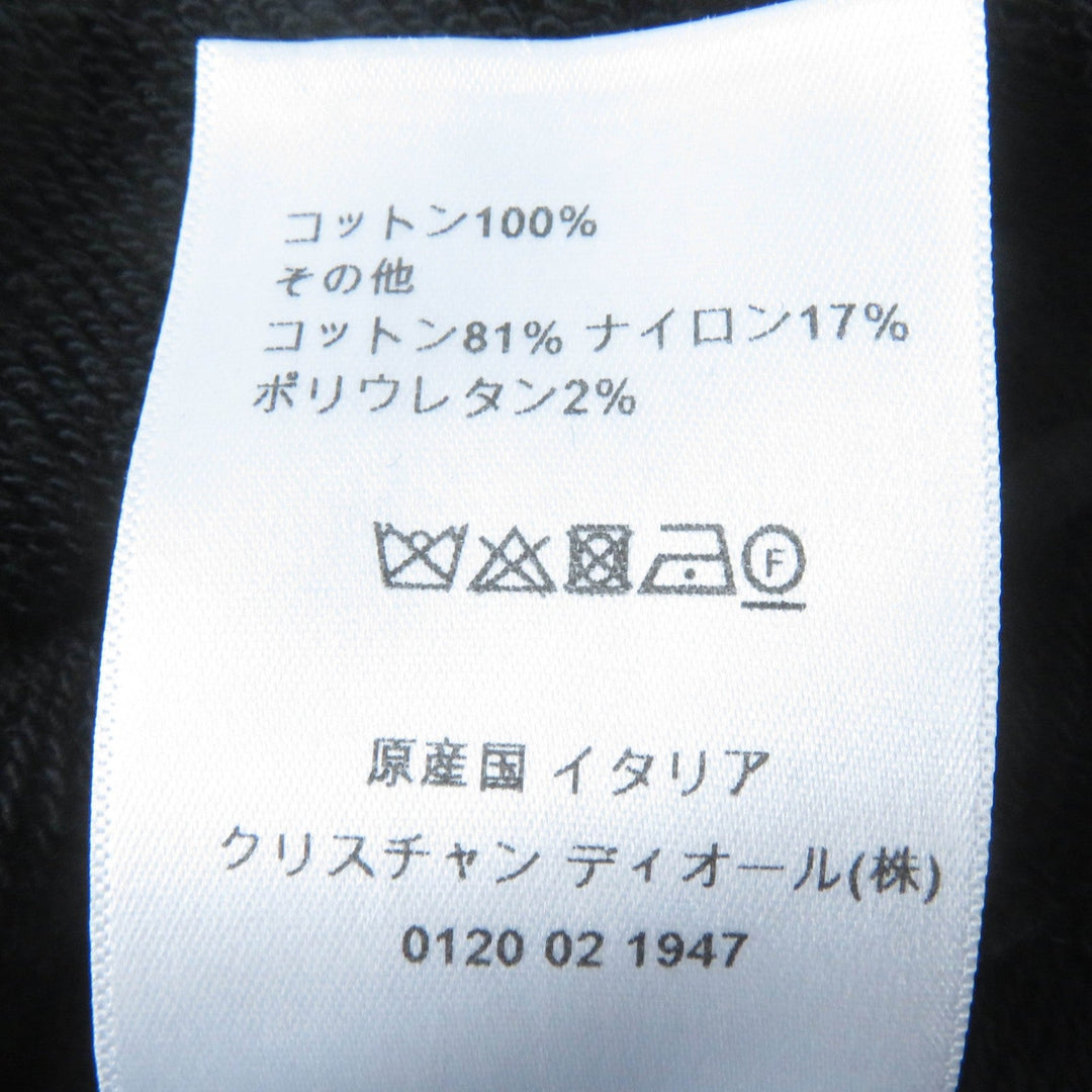 Christian Dior Hoodie 243S06A4063 Main: 100% cotton, part: 81% cotton, part: 17% nylon, part: 2% polyurethane black DIOR VIBE Women S Used Authentic